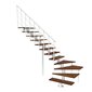 Moduļu kāpnes Comfort Top Turn Minka, 312 cm cena un informācija | Kāpnes | 220.lv