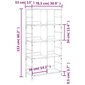 Grāmatplaukts, 78,5x33x153 cm, inženierijas koks cena un informācija | Plaukti | 220.lv