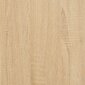 2-līmeņu sienas plaukts, ozola, 60x21x51 cm, inženierijas koks cena un informācija | Plaukti | 220.lv