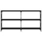 Konsoles galdiņš, melns, 200x28x80,5 cm, inženierijas koks cena un informācija | Konsoles galdiņi | 220.lv