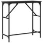Konsoles galdiņš, melns, 75x32x75 cm, inženierijas koks цена и информация | Konsoles galdiņi | 220.lv