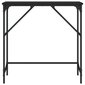 Konsoles galdiņš, melns, 75x32x75 cm, inženierijas koks цена и информация | Konsoles galdiņi | 220.lv