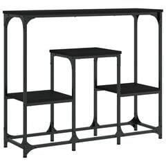 Konsoles galdiņš, melns, 89,5x28x76 cm, inženierijas koks cena un informācija | Konsoles galdiņi | 220.lv
