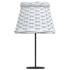Lampas abažūrs, balts, Ø15x12 cm, pīts цена и информация | Настольные лампы | 220.lv