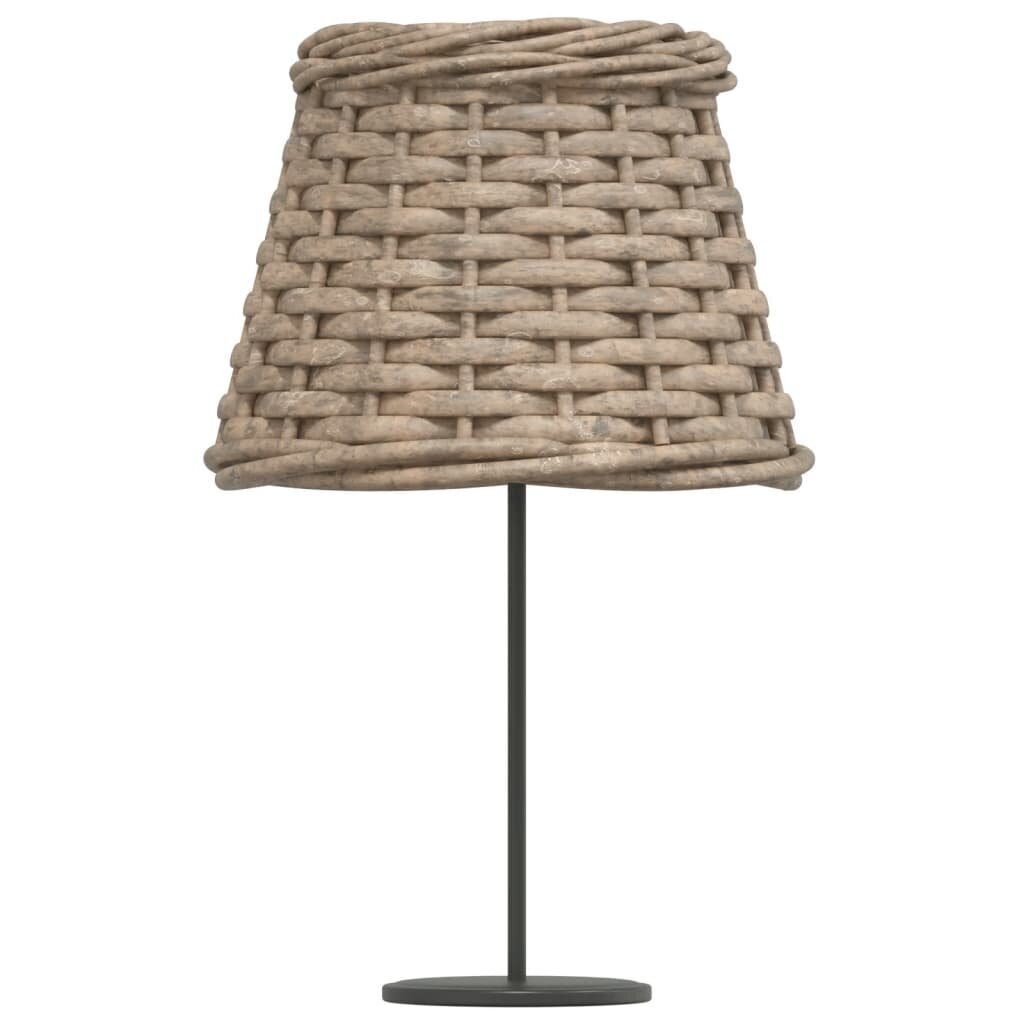 Lampas abažūrs, brūns, Ø15x12 cm, pīts cena un informācija | Galda lampas | 220.lv