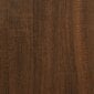 Kafijas galdiņš, brūns, 100x51x45 cm, inženierijas koks cena un informācija | Žurnālgaldiņi | 220.lv