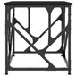 Kafijas galdiņš, melns, 45x45x47,5 cm, inženierijas koks cena un informācija | Žurnālgaldiņi | 220.lv