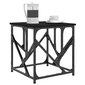 Kafijas galdiņš, melns, 45x45x47,5 cm, inženierijas koks cena un informācija | Žurnālgaldiņi | 220.lv