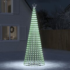 Ziemassvētku eglītes dekorācija, 688 LED, vēsi baltas, 300 cm cena un informācija | Ziemassvētku dekorācijas | 220.lv