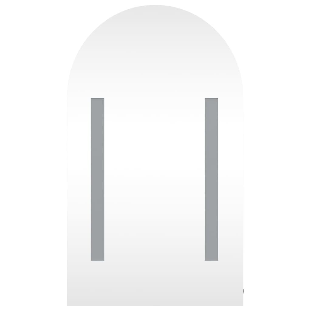 Vannasistabas spoguļskapītis ar LED, 42x13x70 cm, balts cena un informācija | Vannas istabas skapīši | 220.lv