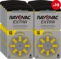 Baterijas Rayovac Extra V10AT PRO70, 80 gab. цена и информация | Baterijas | 220.lv