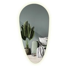 Spogulis LED Tulup, 40x70 cm, sudraba цена и информация | Зеркала | 220.lv