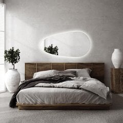 Spogulis LED Tulup, 58x100 cm, sudraba цена и информация | Зеркала | 220.lv