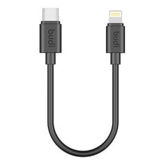 USB cable Budi 35W 25cm (black) цена и информация | Зарядные устройства для телефонов | 220.lv