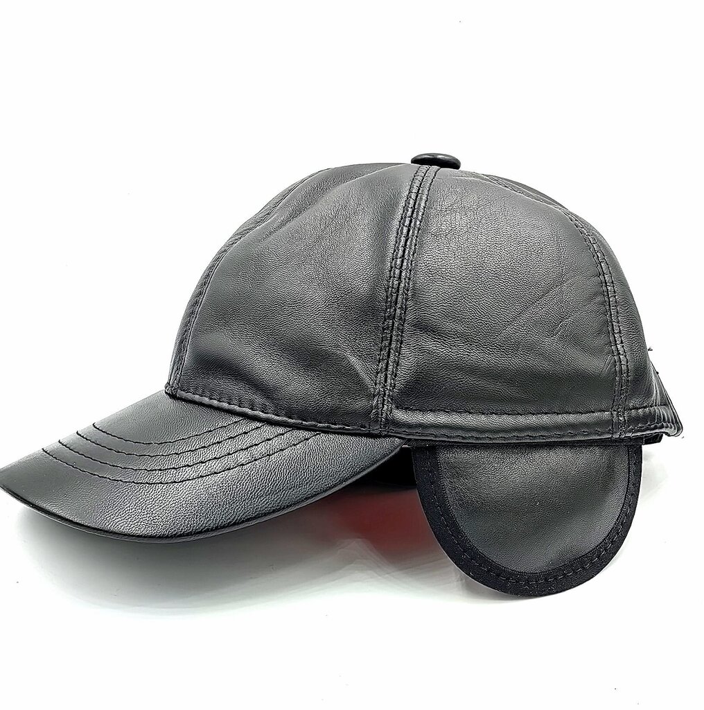 Ādas cepure cena un informācija | Vīriešu cepures, šalles, cimdi | 220.lv