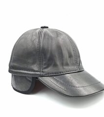 Ādas cepure cena un informācija | Vīriešu cepures, šalles, cimdi | 220.lv