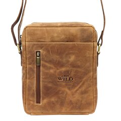 Сумочка мужская Wild MN-6-MH, светло-коричневая цена и информация | Мужские сумки | 220.lv