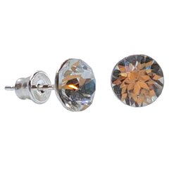 Серебряные серьги с высококачественными кристаллами I.L.U.S цена и информация | Серьги | 220.lv