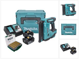 Аккумуляторный пневматический пистолет Makita DBN 500 RTJ, 1 штука цена и информация | Механические инструменты | 220.lv