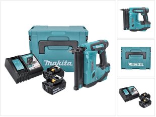 Аккумуляторный пневматический пистолет Makita DBN 500 RTJ, 1 штука цена и информация | Механические инструменты | 220.lv