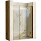Dušas durvis Rea Hugo Gold Brushed, 80+30 cm cena un informācija | Dušas durvis, dušas sienas | 220.lv