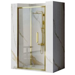 Dušo durys REA Rapid Fold Gold, 90 cm цена и информация | Душевые двери и стены | 220.lv