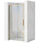 Dušas durvis REA Rapid Slide, 100 cm, Brushed Gold cena un informācija | Dušas durvis, dušas sienas | 220.lv