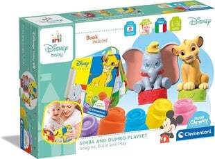 Детские кубики с книгой Clementoni Clemmy Disney, 8 д. цена и информация | Игрушки для малышей | 220.lv