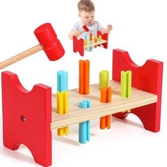 Игра с деревянным молоточком цена и информация | Развивающие игрушки | 220.lv