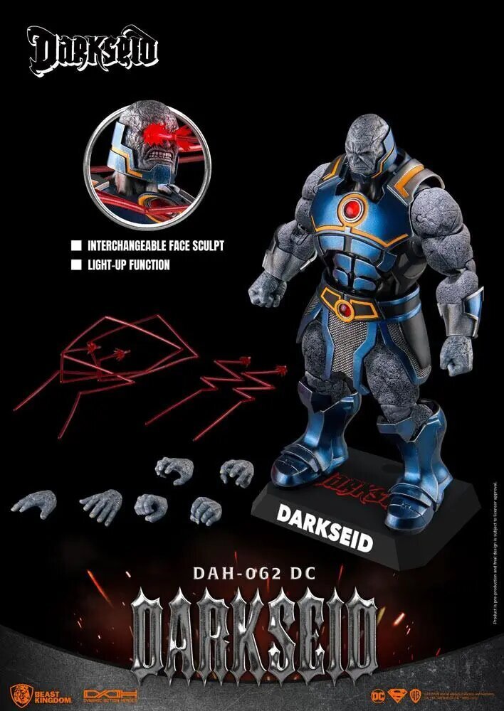 Figūriņa DC Comics Dynamic 8ction Heroes Darkseid цена и информация | Rotaļlietas zēniem | 220.lv