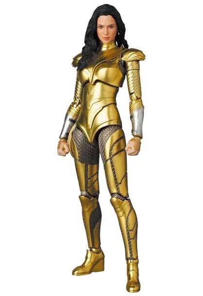 Figūriņa DC cosmics Wonder Woman Golden Armor Mafex Af, 16 cm cena un informācija | Datorspēļu suvenīri | 220.lv