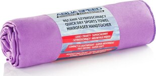 Полотенце из микрофибры Aqua Speed Dry Flat, 70x140, фиолетовое цена и информация | Полотенца | 220.lv