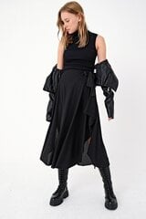 Женская черная юбка-клеш цена и информация | Юбка | 220.lv