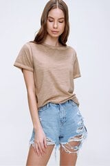 Женская темно-хаки блузка больших размеров цена и информация | Женские футболки | 220.lv