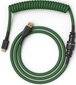 Glorious PC Gaming Race Coiled Cable, Forest Green cena un informācija | Adapteri un USB centrmezgli | 220.lv