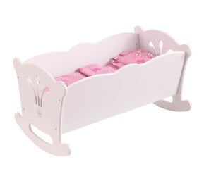 Leļļu gulta Kidkraft Lil' Doll Cradle 60101 cena un informācija | Rotaļlietas meitenēm | 220.lv