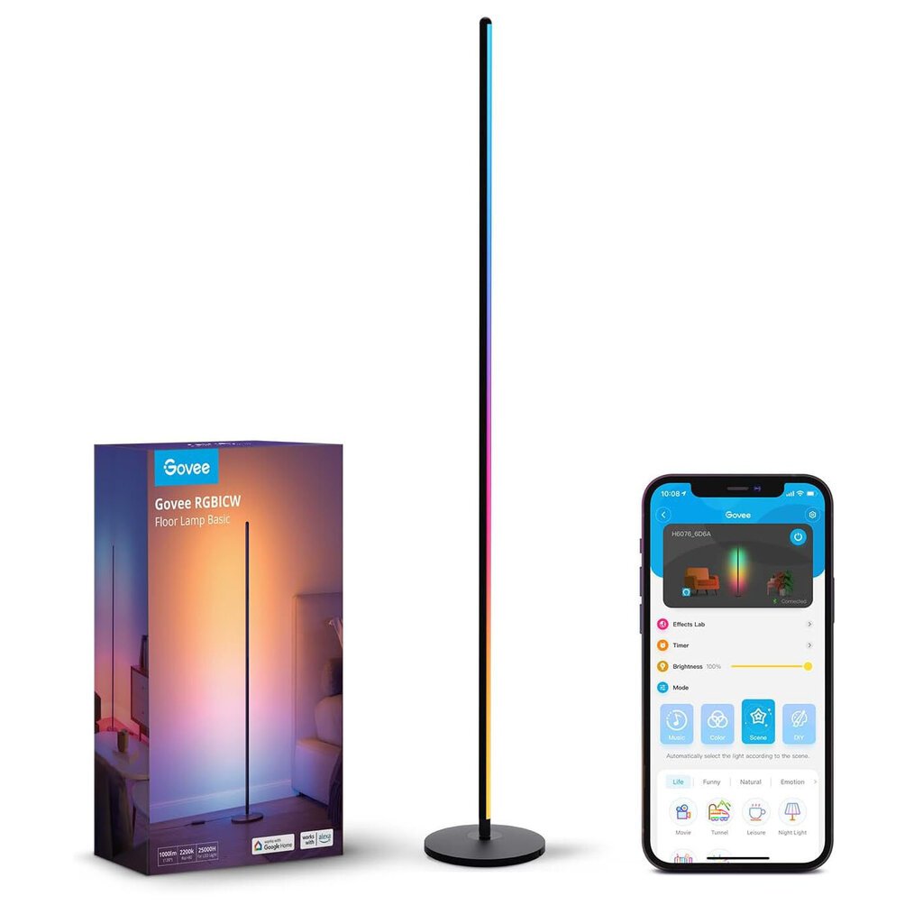 Govee RGBIC LED Floor Lamp WiFi цена | 220.lv