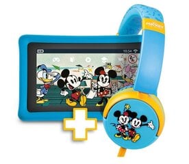 Pebble Gear Disney's Mickey and Friends WiFi 16GB Blue + Headphones цена и информация | Планшеты | 220.lv