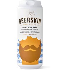 Dušas un sejas želeja Mr. Beerskin Boost & Relax, 440ml cena un informācija | Dušas želejas, eļļas | 220.lv