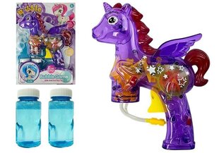 Ziepju burbuļpistole Lean Toys, violeta cena un informācija | Ūdens, smilšu un pludmales rotaļlietas | 220.lv