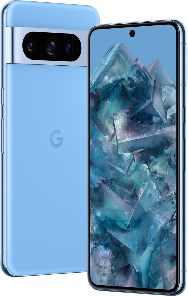 Google Pixel 8 Pro 5G Dual SIM 12/128GB Blue Bay (GA04841-GB) цена и информация | Mobilie telefoni | 220.lv