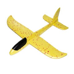 Rotaļu lidmašīna ar LED, dzeltena cena un informācija | Rotaļlietas zēniem | 220.lv