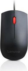 Lenovo Essential USB Mouse wired, Black цена и информация | Мыши | 220.lv