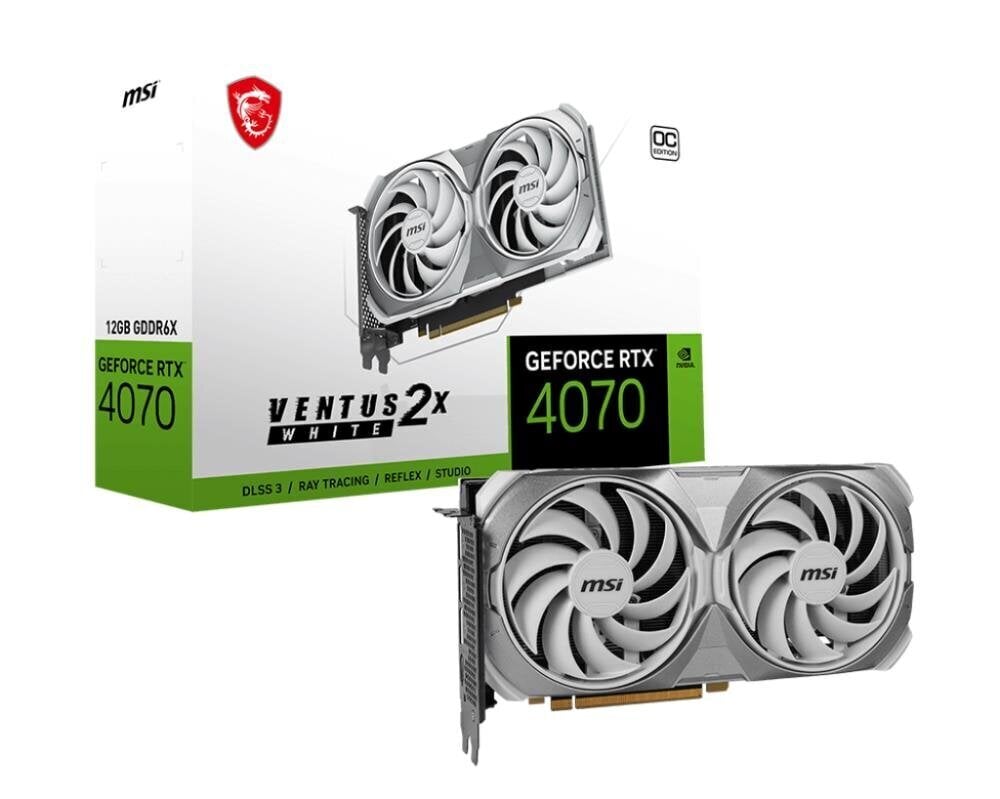 MSI GeForce RTX 4070 cena un informācija | Videokartes (GPU) | 220.lv