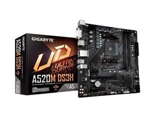 Gigabyte A520M DS3H V2 cena un informācija | Mātesplates | 220.lv