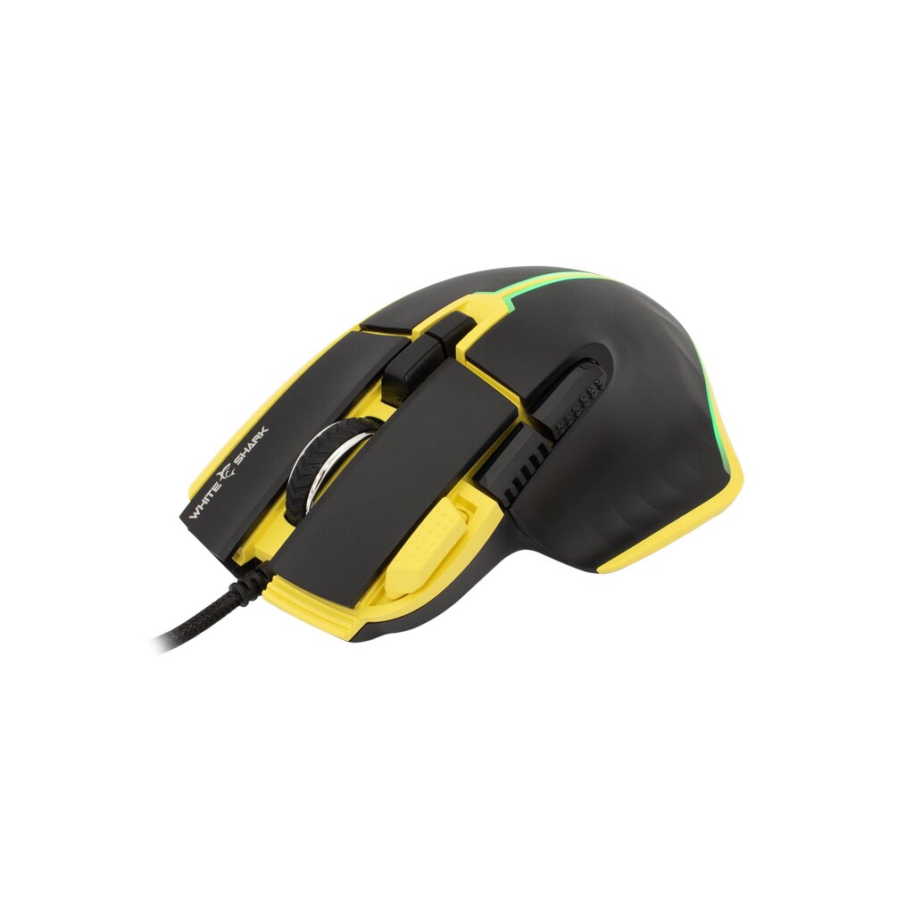 White Shark GM-9006 Marrok Yellow RGB cena un informācija | Peles | 220.lv