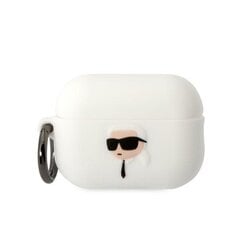 Чехол для AirPods Pro 2 KARL LAGERFELD 3D NFT Karl — Белый цена и информация | Наушники | 220.lv