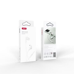 XO laidinės ausinės EP73 USB-C white цена и информация | Наушники | 220.lv
