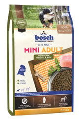 Sausā barība Bosch Petfood Mini Adult Poultry & Millet (High Premium) 3kg cena un informācija | Sausā barība suņiem | 220.lv
