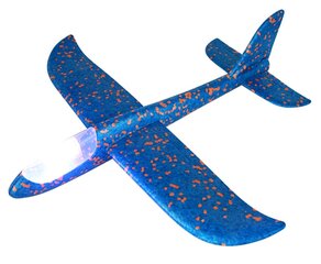 Putuplasta lidmašīna ar LED apgaismojumu Perf, 46 cm cena un informācija | Rotaļlietas zēniem | 220.lv